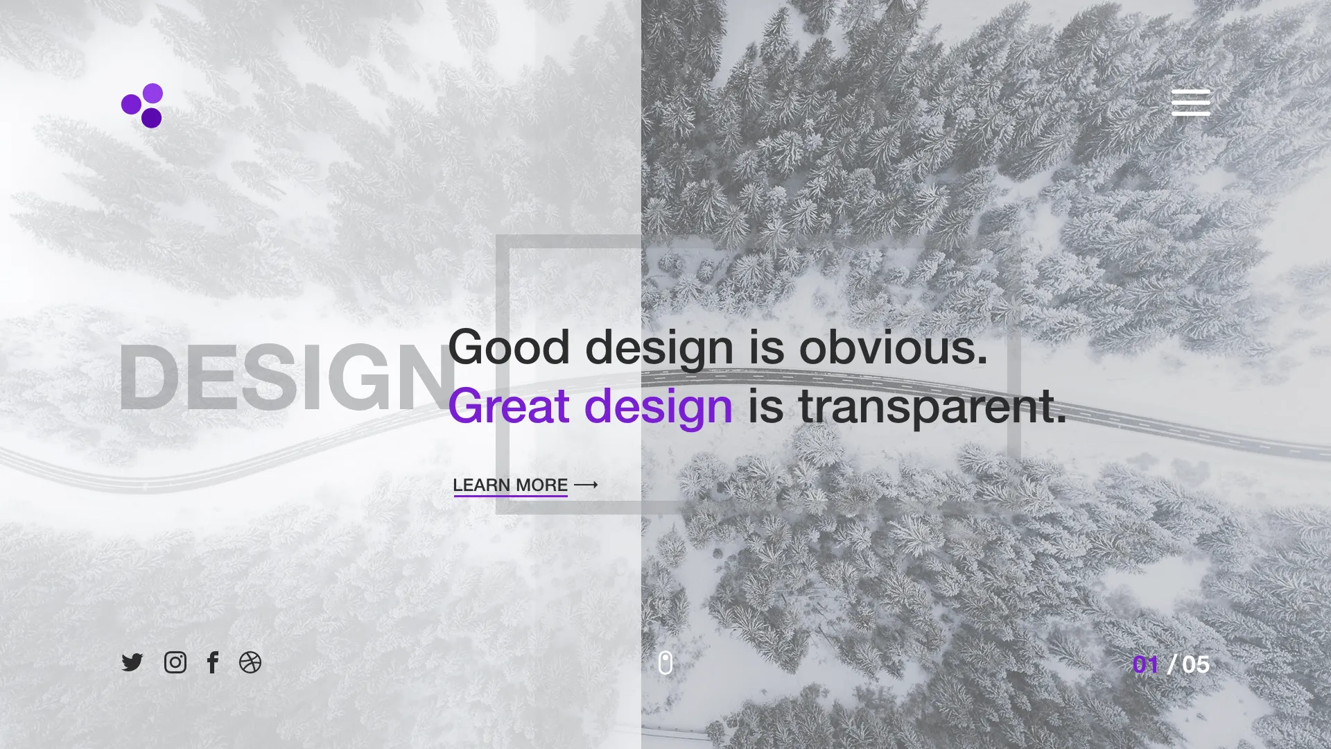Design Agency Website (Web / App)
