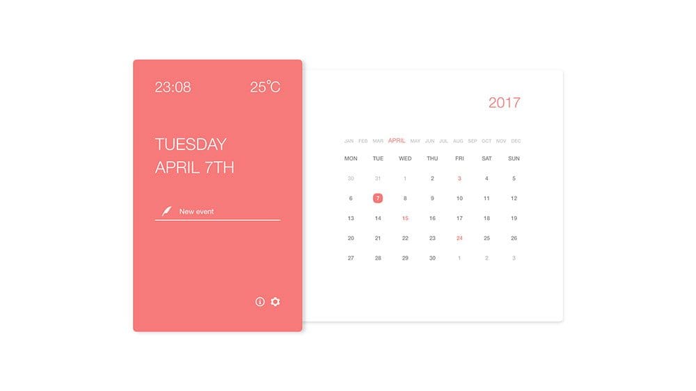 Calendar App (Web / App)