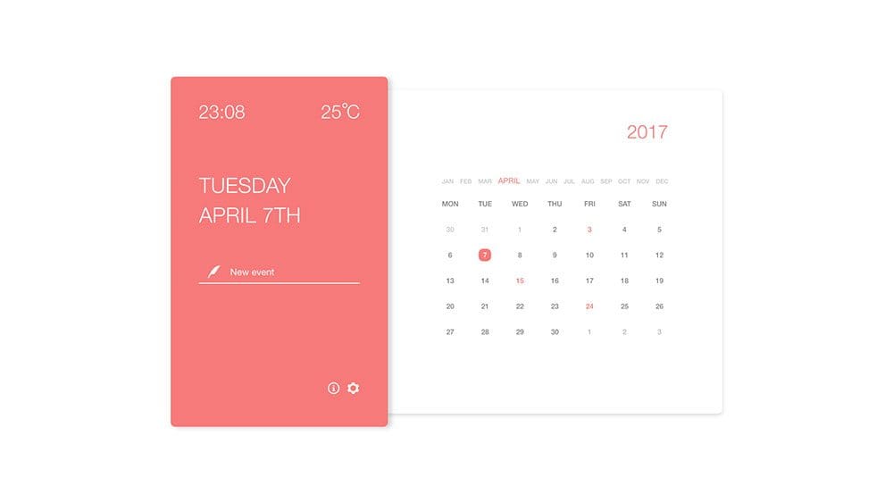 Calendar App (Web / App)