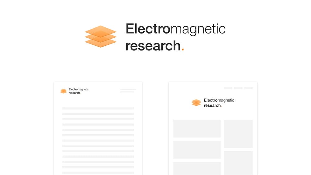 Electro Magnetic Research Branding (Icons / Logo / Brand)