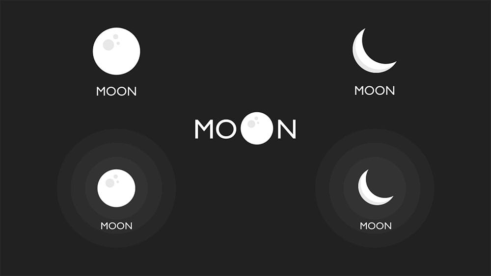 Moon Icons (Icons / Logo / Brand)