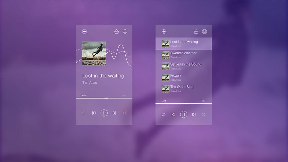 Music Player App (Web / App)